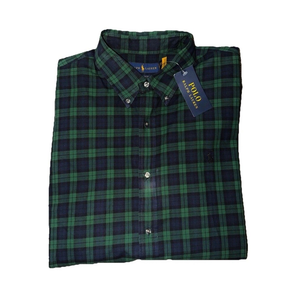 $125 Polo Ralph Lauren Men's Classic Fit Twill Plaid Shirt Size 2XL